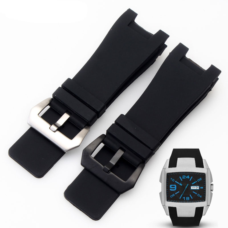 Diesel Watches Smartwatch - 32x18mm Silicone Rubber Watch straps Stainless