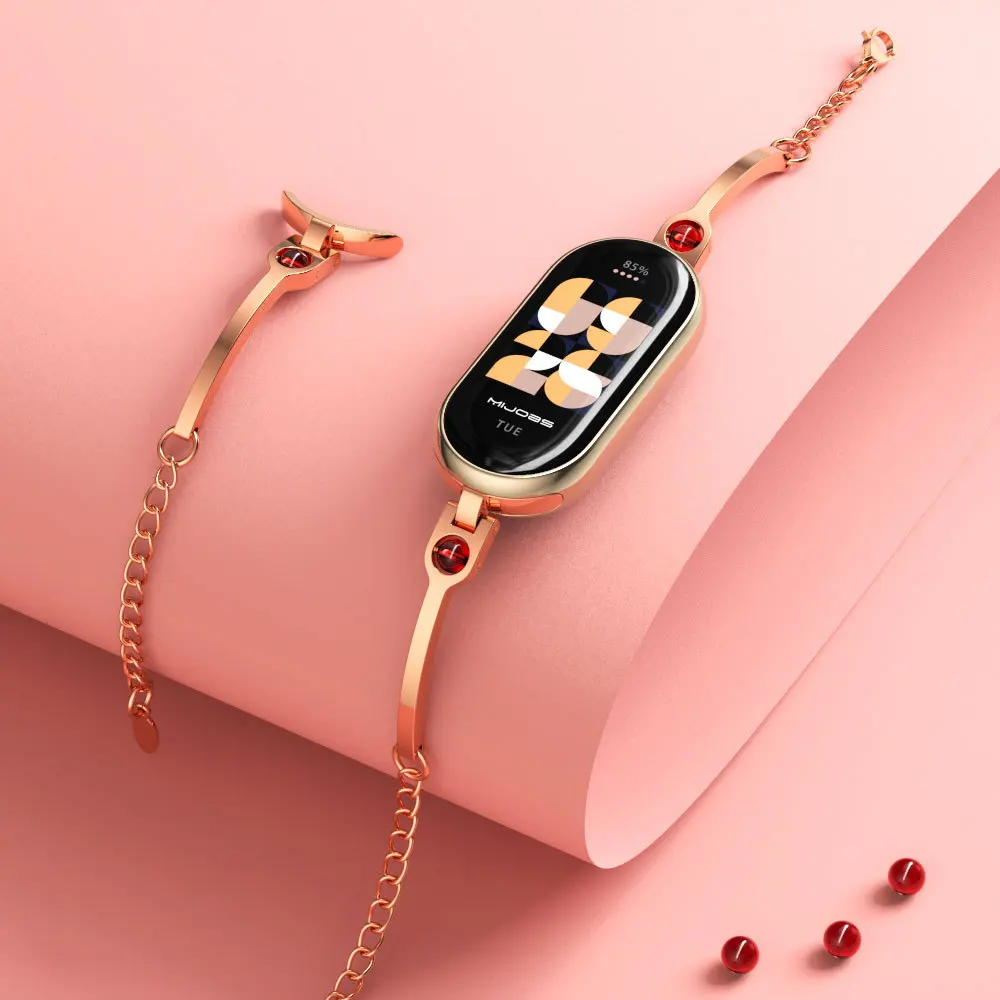 Smartwatch Watches For Girls - Stainless Steel Replacement Strap for Xiaomi
