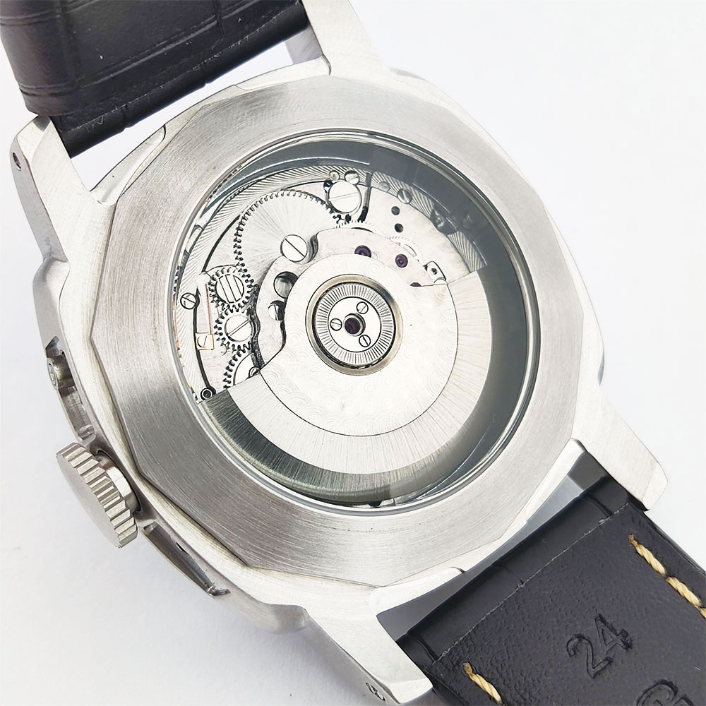 44mm Men's Watch Seagull ST255 - Leather Watch Strap 评论和价格