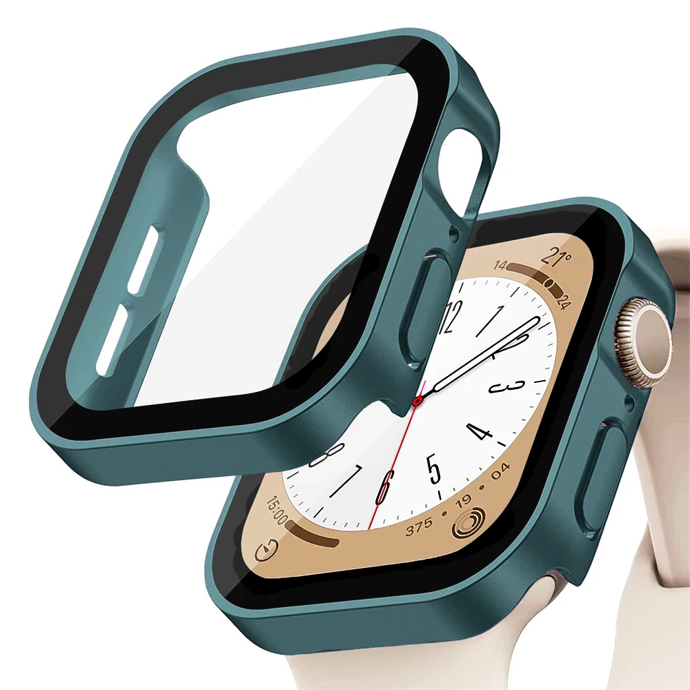 Glass+cover For Apple Watch ca - Smartwatch Watches For Girls 评论和价格