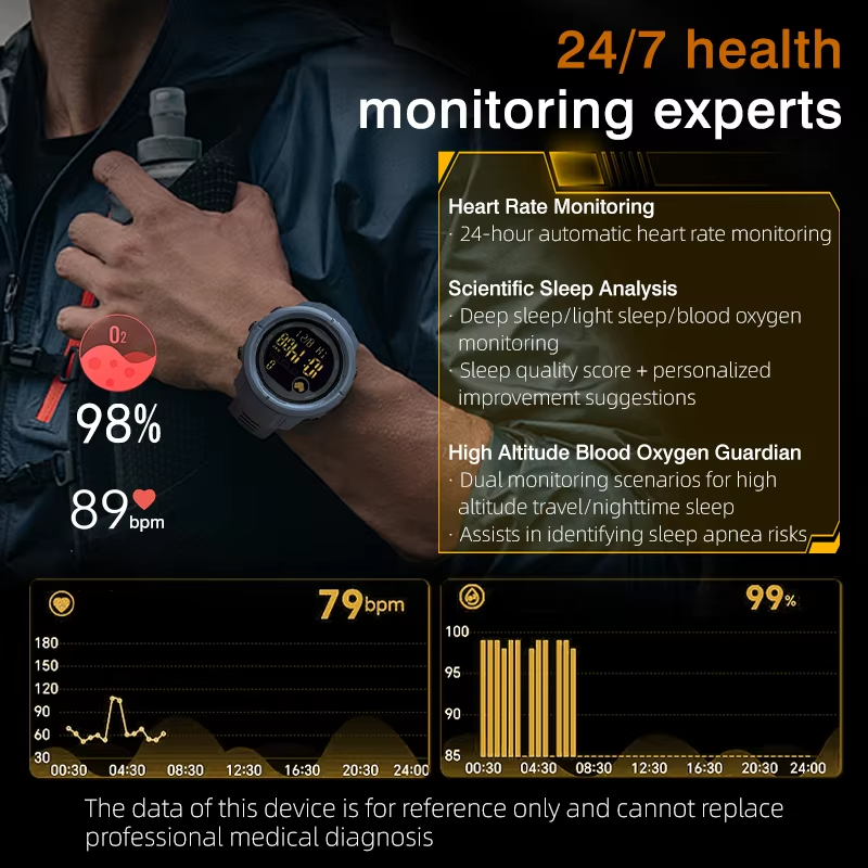 NORTH EDGE NEW MARS 5 Men's Di - Smartwatch Sports Watches For Women 评论和价格