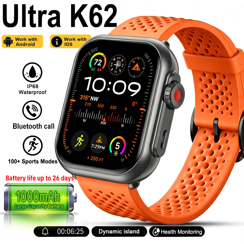 New Watch Ultra K62 Smartwatch - Smartwatch Sports Watches For Women 评论和价格