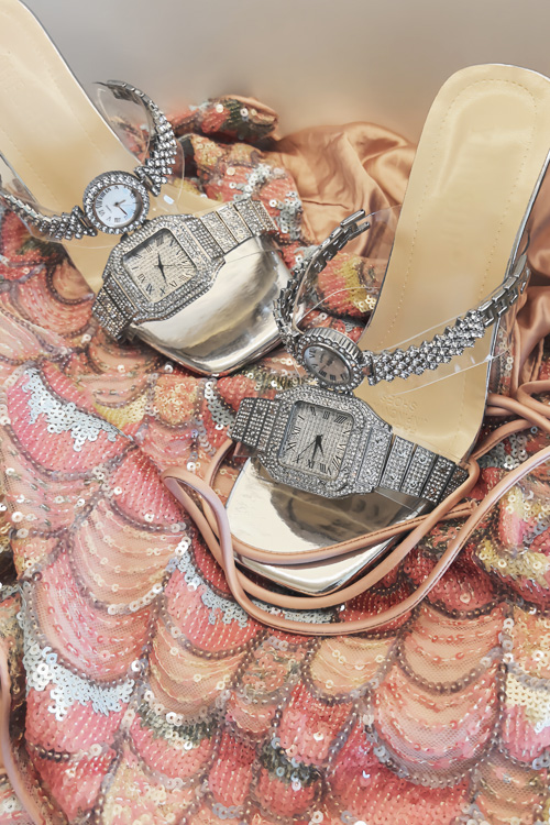 Original design Crystal watch  - Leather Watch Strap 评论和价格