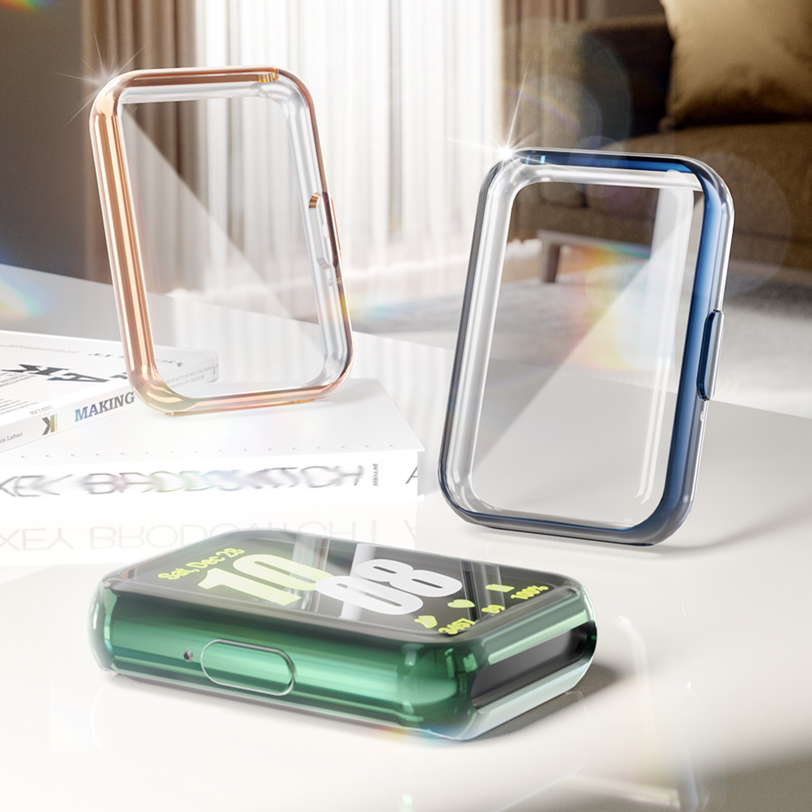 Cover for Samsung Galaxy Fit 3 - Smartwatch Watches For Girls 评论和价格