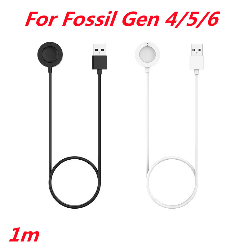 1M USB Charging Cable For Foss - Fossil Watches Smartwatch Gen 6 评论和价格