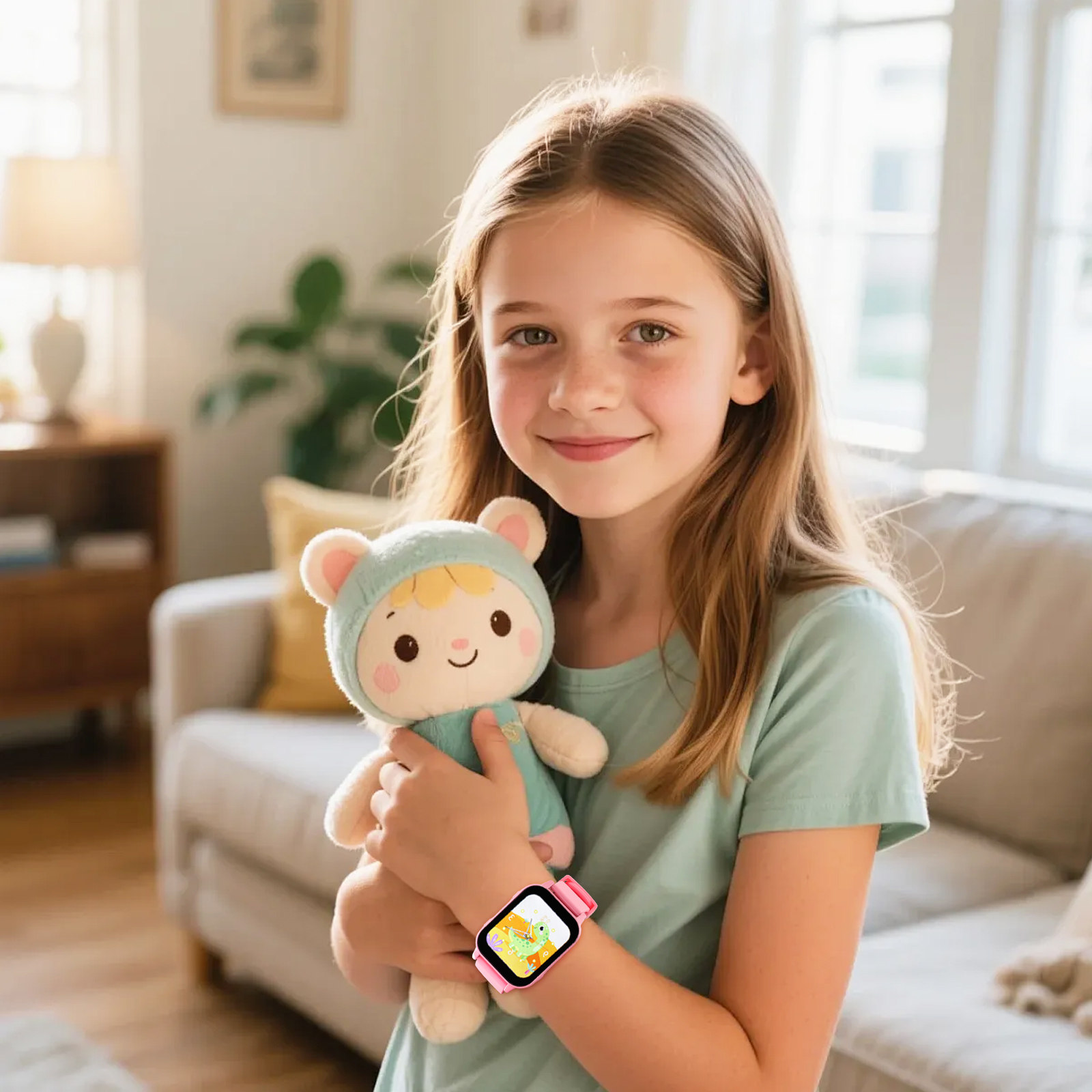 Kids Smart Watch with Games Di - Smartwatch Pink Watches For Kids 评论和价格