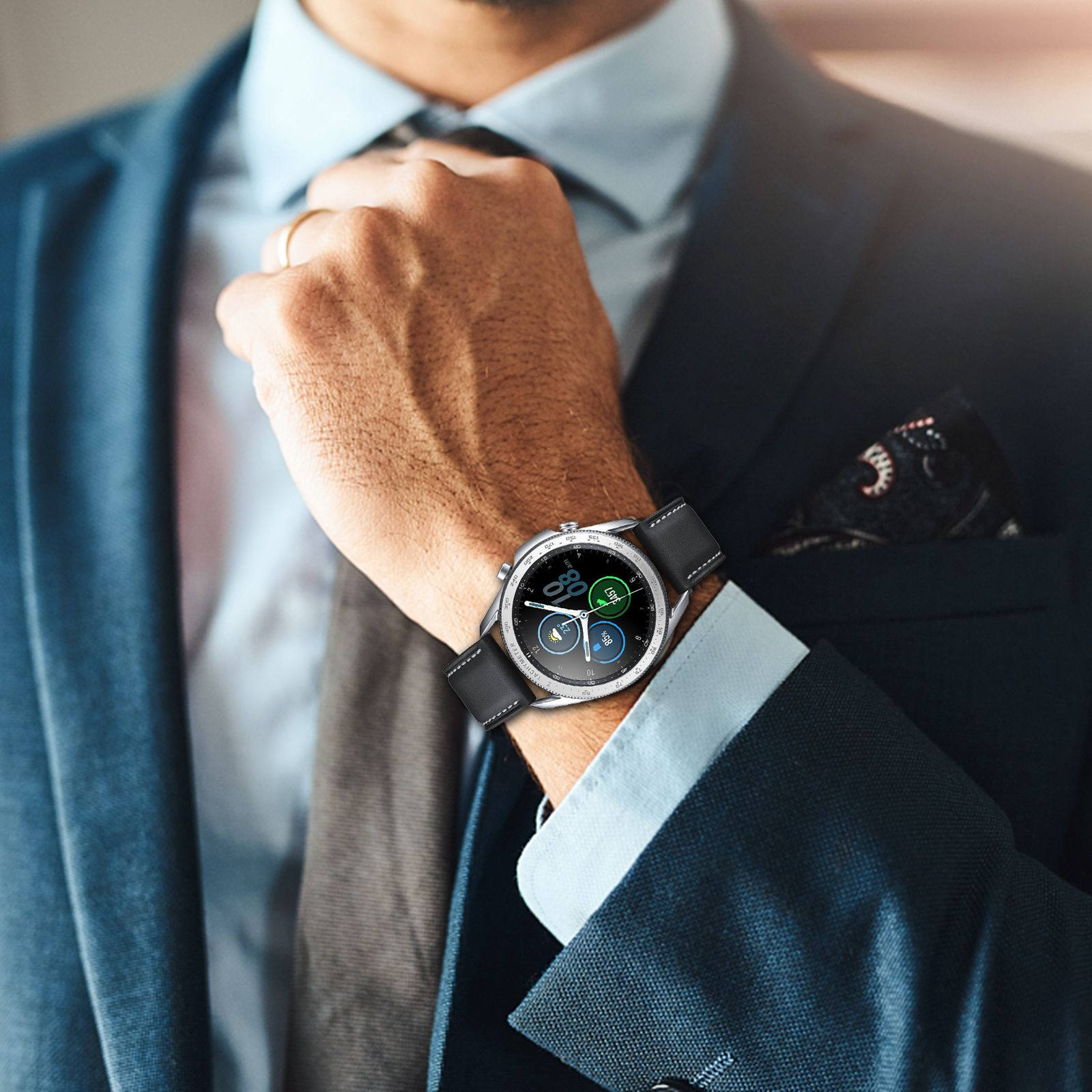 Aluminum Alloy Watch Bezel Rin - Smartwatch Ring Watches 评论和价格