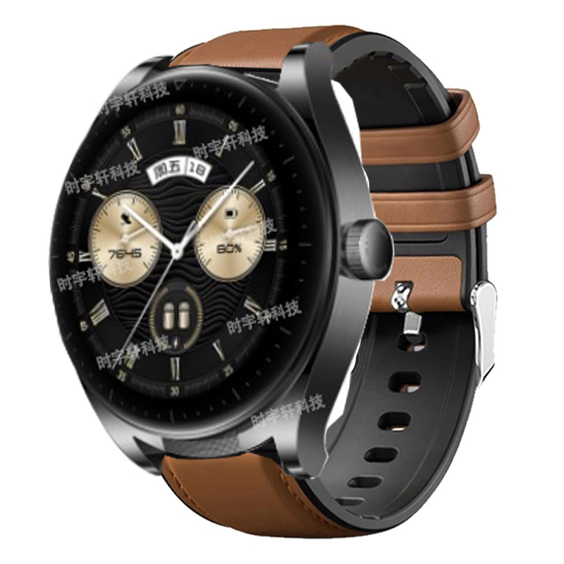 22mm Silicone Leather Band For - Fossil Watches Smartwatch Gen 6 评论和价格