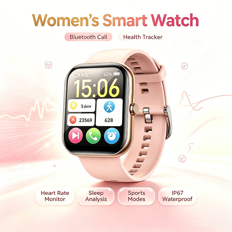 Women Smart Watch BT Call Hear - Smartwatch Sports Watches For Women 评论和价格