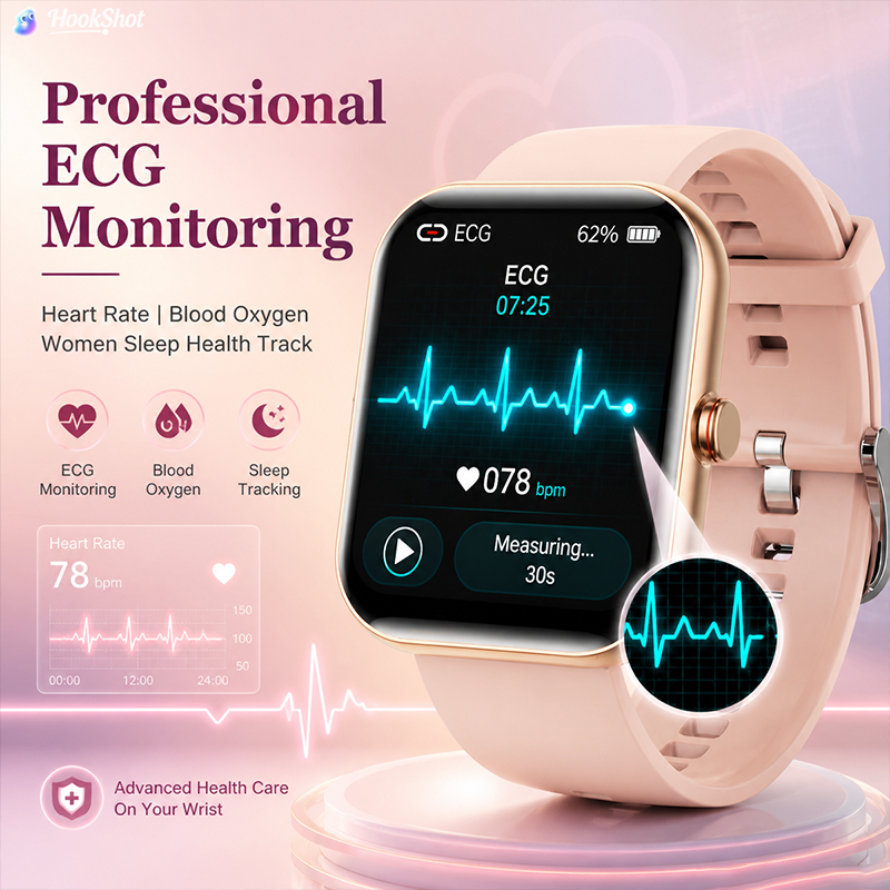 Women Smart Watch BT Call Hear - Smartwatch Sports Watches For Women 评论和价格