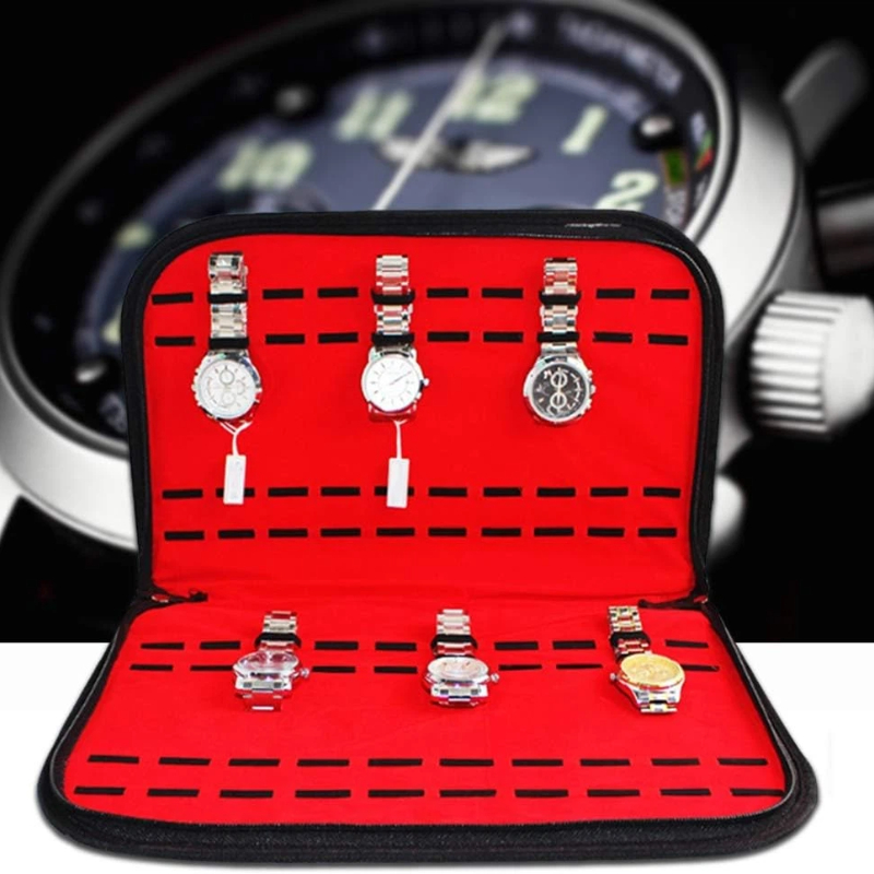 20 Slots Watch Storage Bag Con - Leather Watch Strap 评论和价格