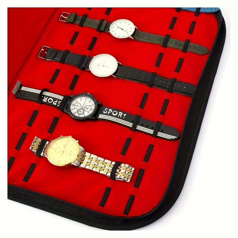 20 Slots Watch Storage Bag Con - Leather Watch Strap 评论和价格