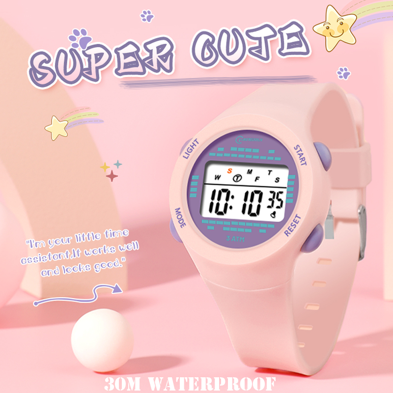 Children's Electronic Watch Gi - Smartwatch Pink Watches For Kids 评论和价格