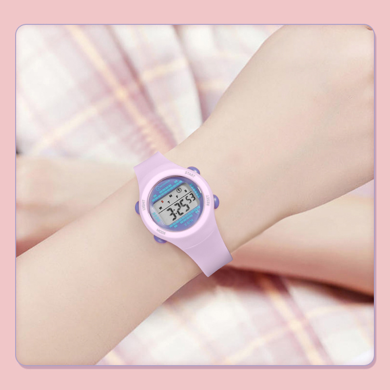 Children's Electronic Watch Gi - Smartwatch Pink Watches For Kids 评论和价格