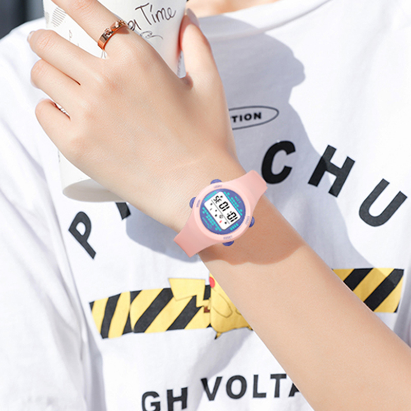 Children's Electronic Watch Gi - Smartwatch Pink Watches For Kids 评论和价格