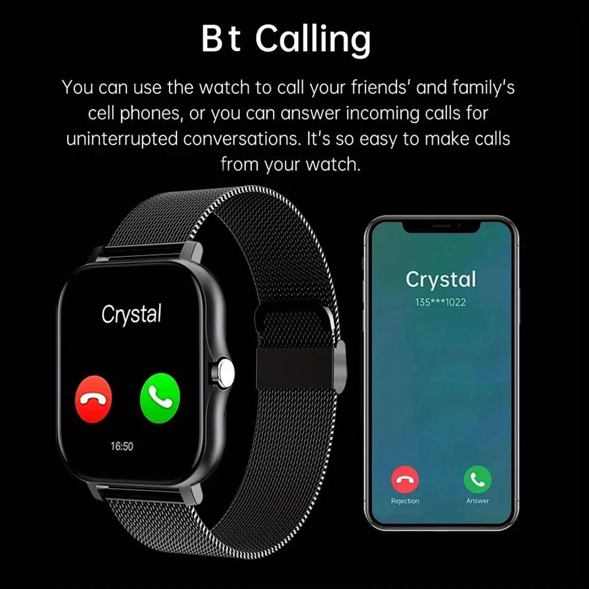 Smart Watch For Android IOS Wa - Smartwatch Sports Watches For Women 评论和价格