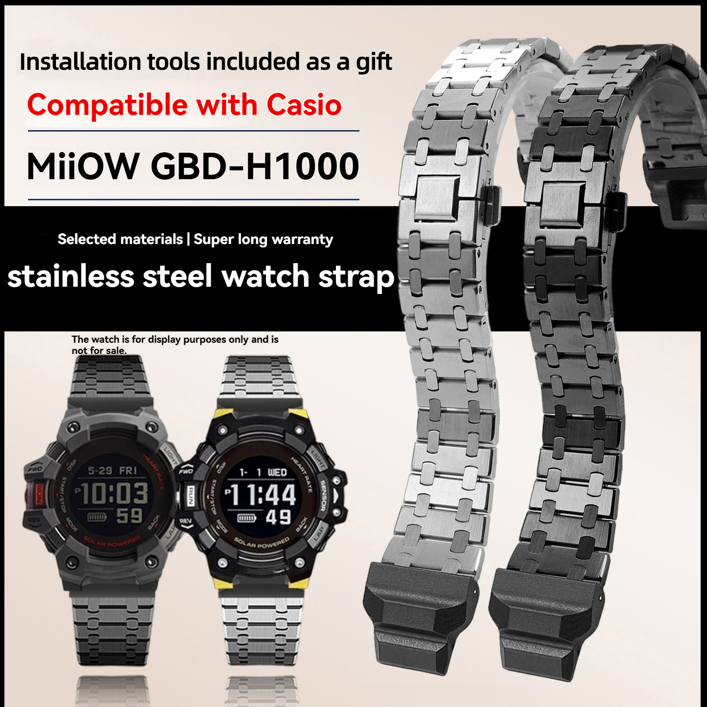 Modified metal stainless steel - Casio Watches Smartwatch 评论和价格