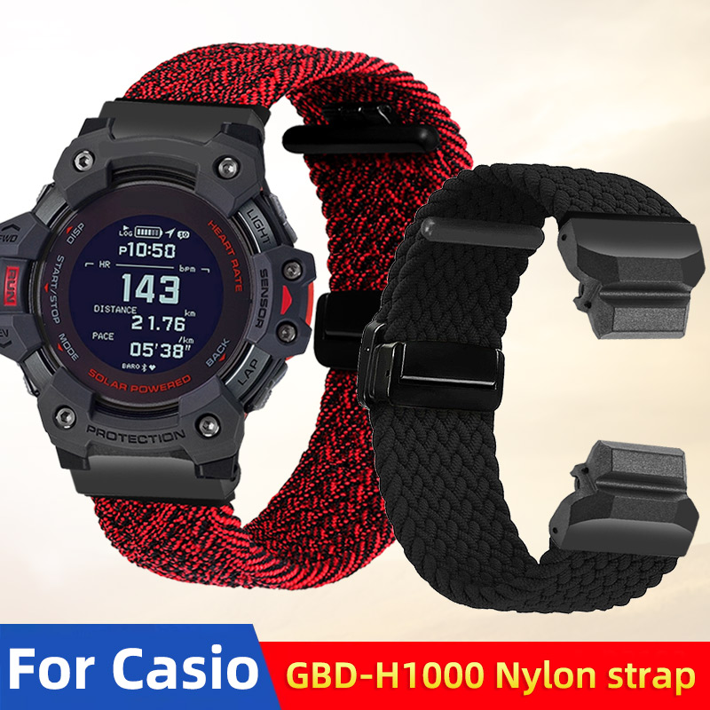 GBD H1000 Elastic Nylon Watchb - Casio Watches Smartwatch 评论和价格