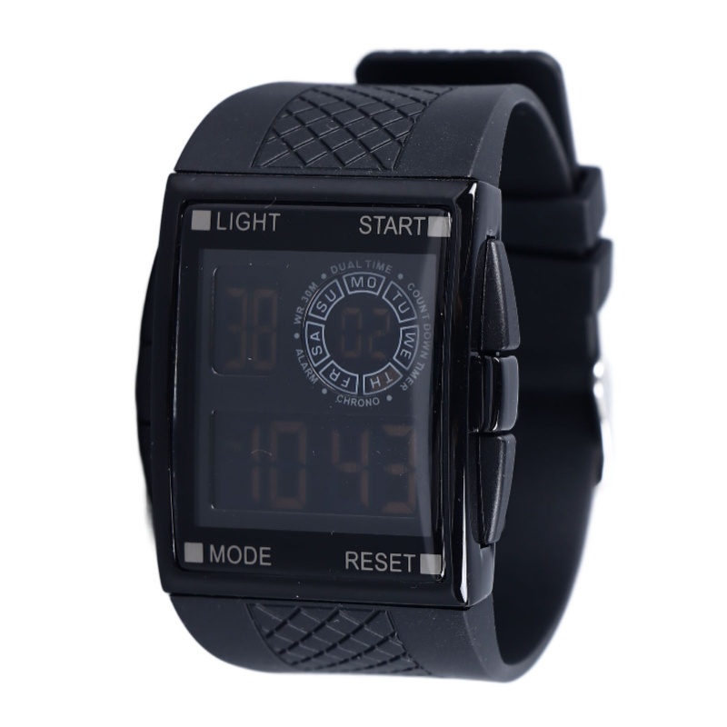 Digital Sport Watch Waterproof - Leather Watch Strap 评论和价格